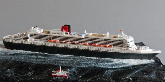 Queen Mary 2 Modell von Jan Melcher