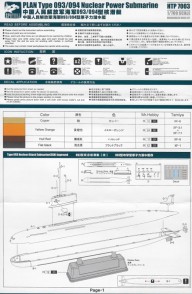 Atom-U-Boote der Typen 093 und 094 Anleitung