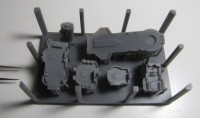 Zerstörer HMS AgincourtAufbauten