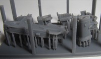 Zerstörer HMS AgincourtAufbauten