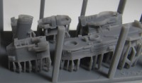 Zerstörer HMS Barfleur Aufbauten