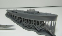 Sloop HMS Lowestoft Rumpf
