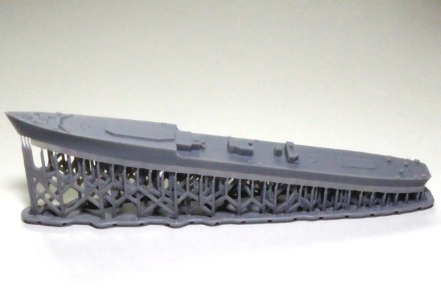 Fregatte des Typs 16 3D-gedruckte Teile