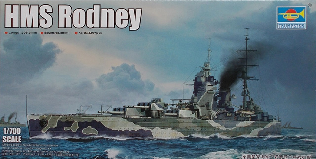 Schlachtschiff HMS Rodney (1/700)