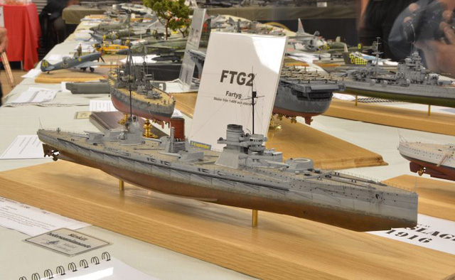 SMS Seydlitz auf Art in Miniature in Göteborg 2016