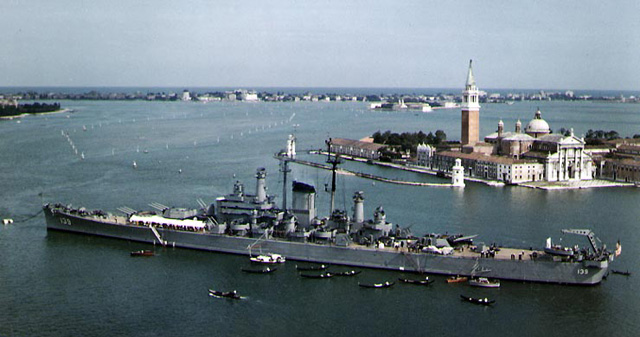 USS Salem 1951 in Venedig
