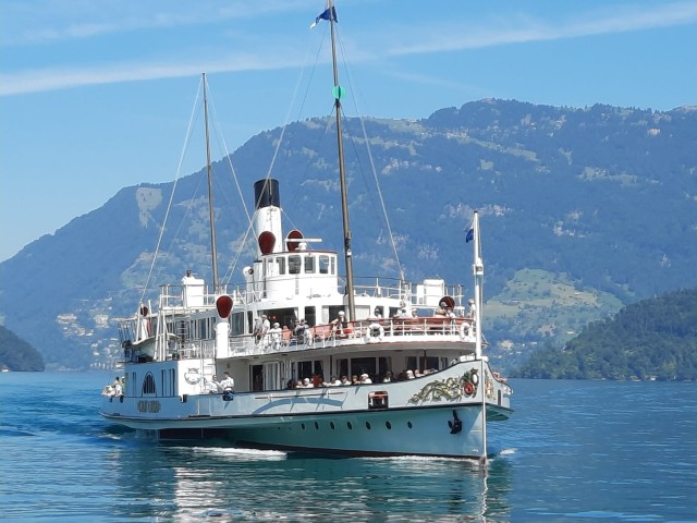 Stadt Luzern auf dem Vierwaldstättersee, Foto Alex Facchetti