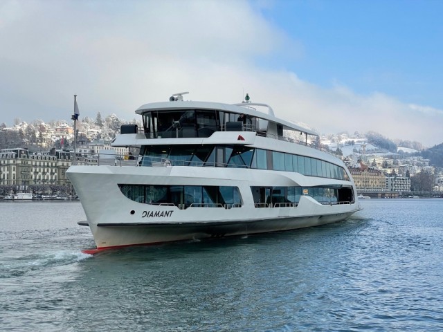 Motorschiff Diamant auf dem Vierwaldstättersee (Foto Wilfred Grab)