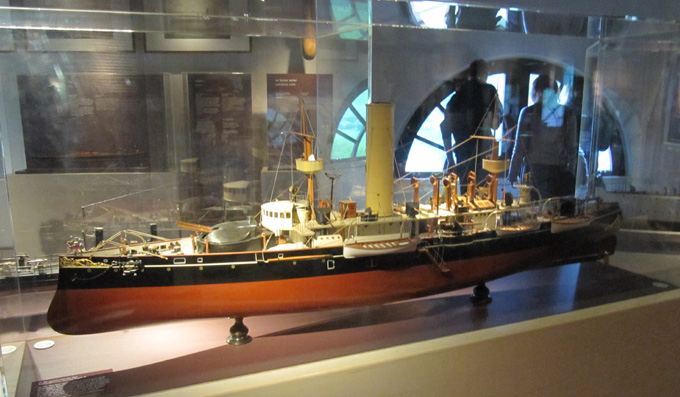 Panzerschiff Piet Hein im Marinemuseum Den Helder