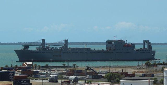 Transportschiff USNS Fisher