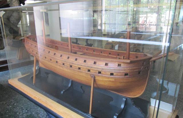 Venezianisches Linienschiff 3. Ranges im Museo storico navale in Venedig