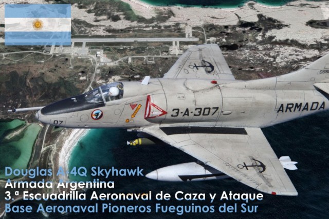Kampfflugzeug Douglas A-4Q Skyhawk (1/72)