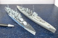 Schwere Kreuzer HMS Norfolk und HMS Dorsetshire (1/700)