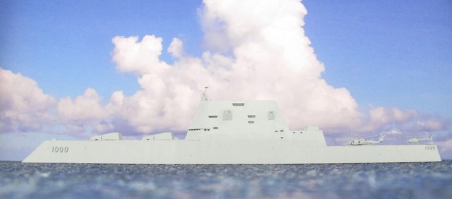 Zerstörer USS Zumwalt (1/700)