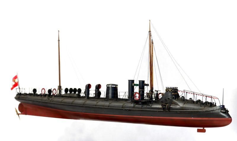 Kleine Torpedoboote Küstentorpedoboot der KM 1914-1915 Modellbauplan A 1-25 