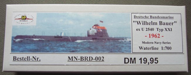 L-3 im Bauzustand 1945-1:700 Resin HP Models  Soviet U-Boot  Typ L