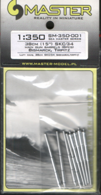 Master Model SM-350-001 Bismarck/Tirpitz 38cm