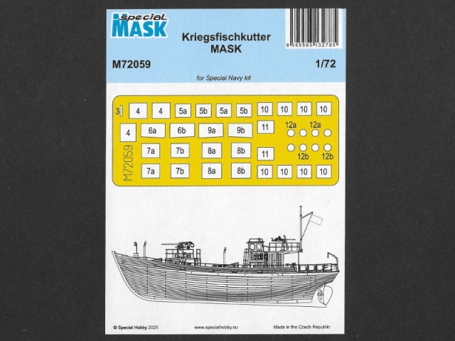 Kriegsfischkutter Maskierungsbogen