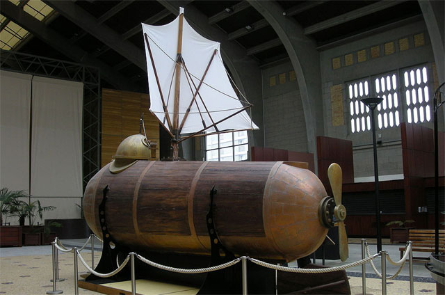 Nautilus (1800) Nachbau in Cherbourg